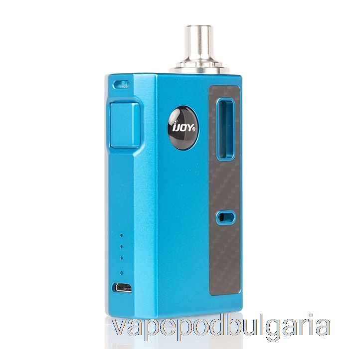 Vape Bulgaria Ijoy Mercury 12w Aio Pod System Blue Carbon